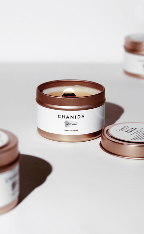 CHANIDA- 質感香氛．錫罐蠟燭 - 風曳茶庭