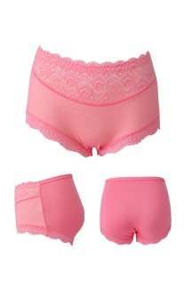 (絕版品)孔雀眼貴族蕾絲內褲 FREE myBRA - 西瓜紅