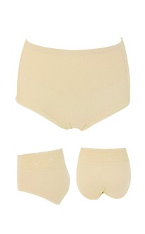 (絕版品)浪漫腰間 莫代爾親膚立體提臀內褲 FREE myBRA - 膚色