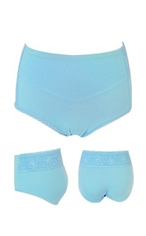 (絕版品)浪漫腰間 莫代爾親膚立體提臀內褲 FREE myBRA - 藍色