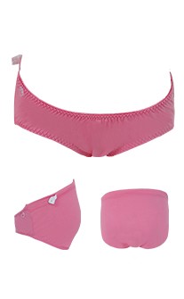 (絕版品)甜蜜生活 莫代爾棉可調式低腰孕婦內褲 FREE Leinear - 西瓜紅