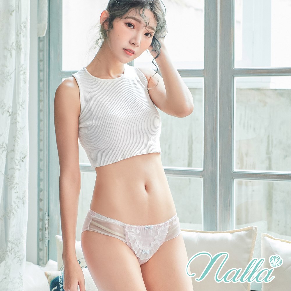 (絕版品)清新晨露 浪漫蕾絲親膚內褲 M-L myBRA,nalla透膚,nalla透氣,nalla蕾絲透膚,nalla透氣透膚,nalla蕾絲透氣